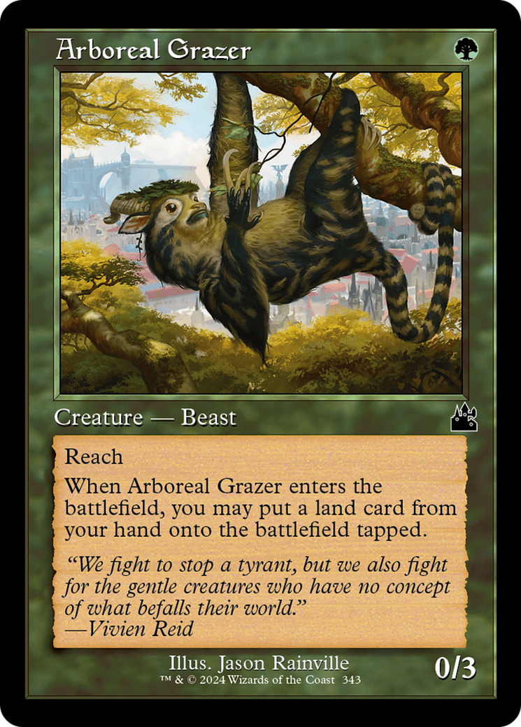 Arboreal Grazer (Retro Frame) [Ravnica Remastered] | Cracking-Singles