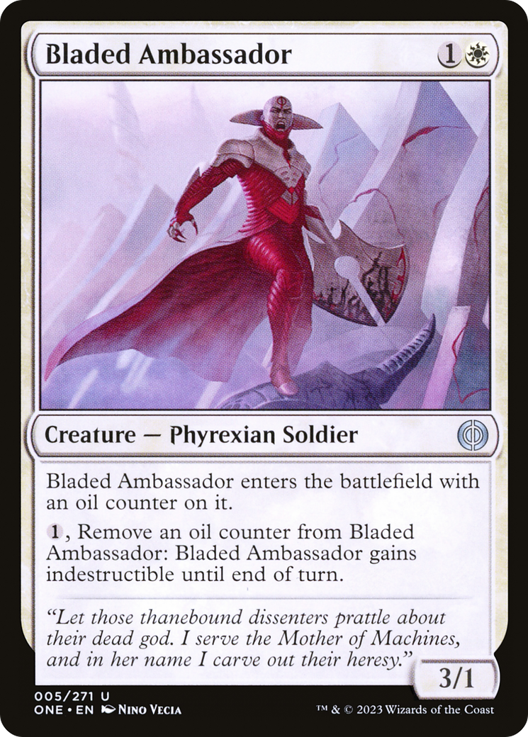 Bladed Ambassador [Phyrexia: All Will Be One] | Cracking-Singles