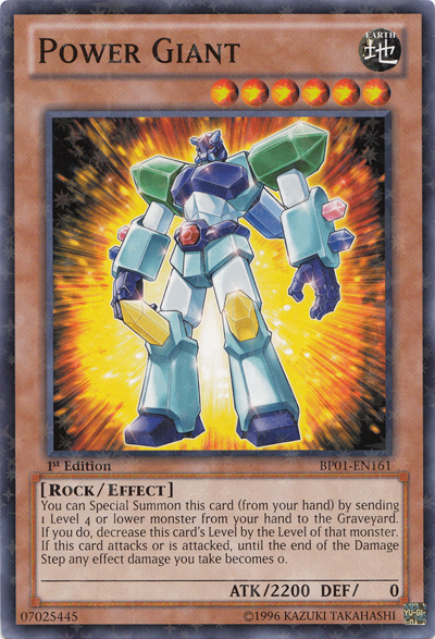 Power Giant [BP01-EN161] Starfoil Rare | Cracking-Singles