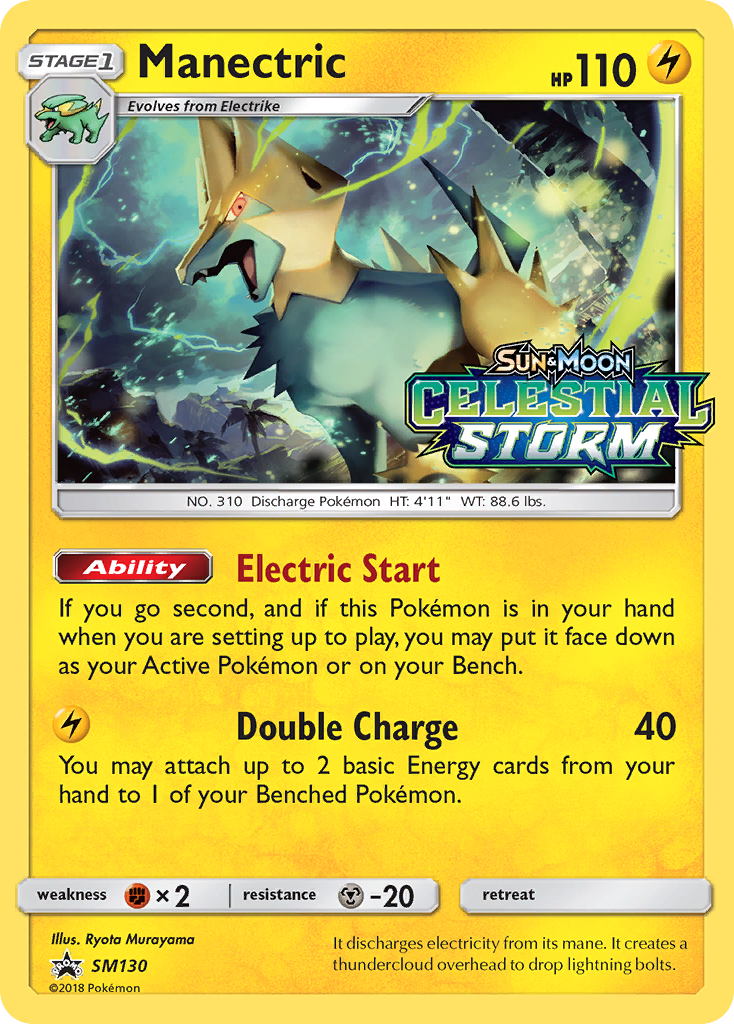 Manectric (SM130) [Sun & Moon: Black Star Promos] | Cracking-Singles