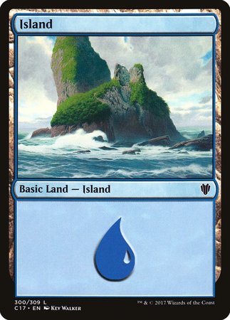 Island (300) [Commander 2017] | Cracking-Singles