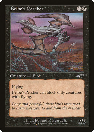 Belbe's Percher [Nemesis] | Cracking-Singles