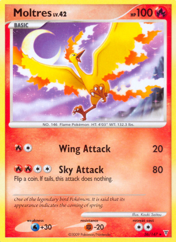 Moltres (36/147) [Platinum: Supreme Victors] | Cracking-Singles