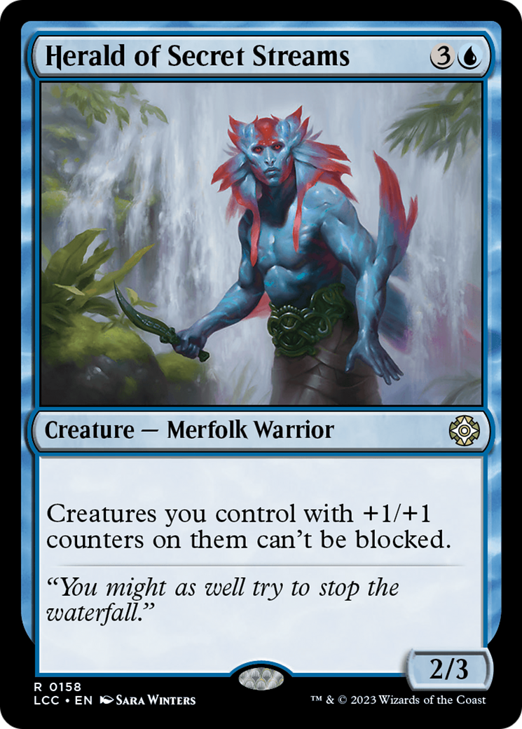 Herald of Secret Streams [The Lost Caverns of Ixalan Commander] | Cracking-Singles