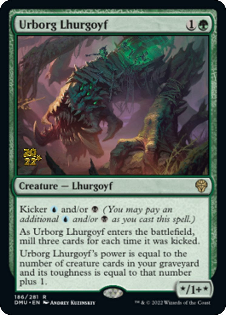 Urborg Lhurgoyf [Dominaria United Prerelease Promos] | Cracking-Singles