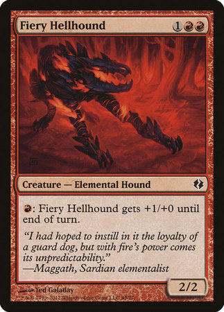 Fiery Hellhound [Duel Decks: Venser vs. Koth] | Cracking-Singles