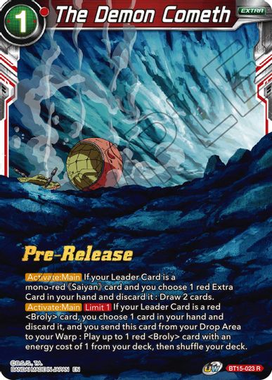 The Demon Cometh (BT15-023) [Saiyan Showdown Prerelease Promos] | Cracking-Singles