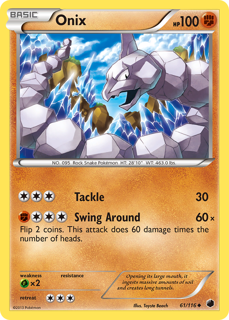 Onix (61/116) [Black & White: Plasma Freeze] | Cracking-Singles