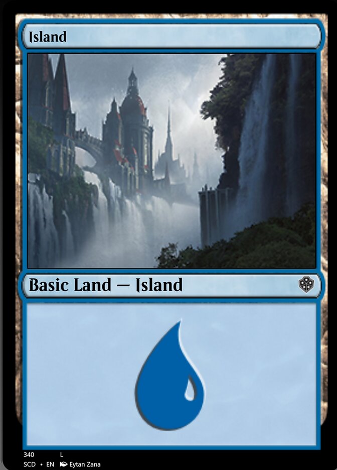 Island (340) [Starter Commander Decks] | Cracking-Singles