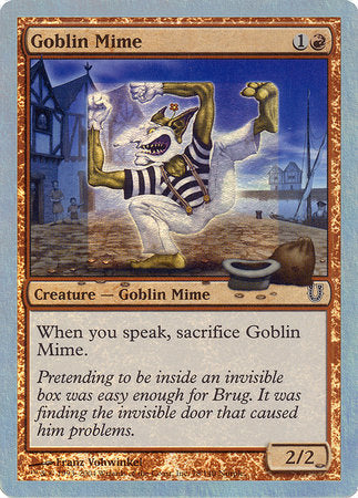 Goblin Mime (Alternate Foil) [Unhinged] | Cracking-Singles