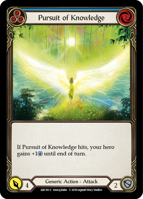 Pursuit of Knowledge [ARC161-S] 1st Edition Rainbow Foil | Cracking-Singles