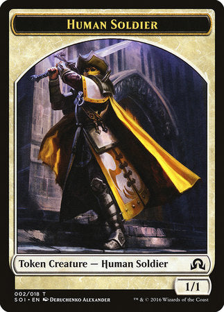 Human Soldier Token [Shadows over Innistrad Tokens] | Cracking-Singles