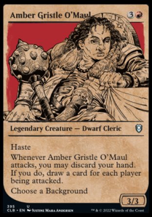 Amber Gristle O'Maul (Showcase) [Commander Legends: Battle for Baldur's Gate] | Cracking-Singles