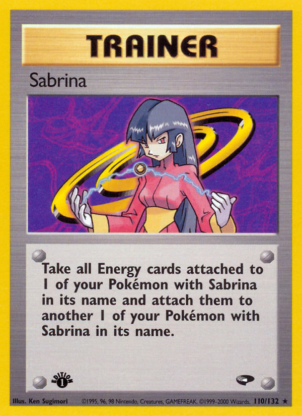 Sabrina (110/132) [Gym Challenge 1st Edition] | Cracking-Singles