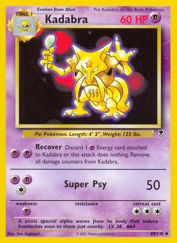 Kadabra (49/110) [Legendary Collection] | Cracking-Singles