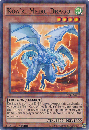 Koa'ki Meiru Drago [BP03-EN057] Shatterfoil Rare | Cracking-Singles