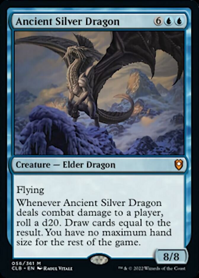 Ancient Silver Dragon [Commander Legends: Battle for Baldur's Gate] | Cracking-Singles