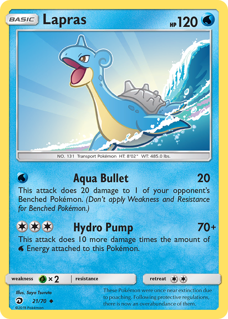 Lapras (21/70) [Sun & Moon: Dragon Majesty] | Cracking-Singles