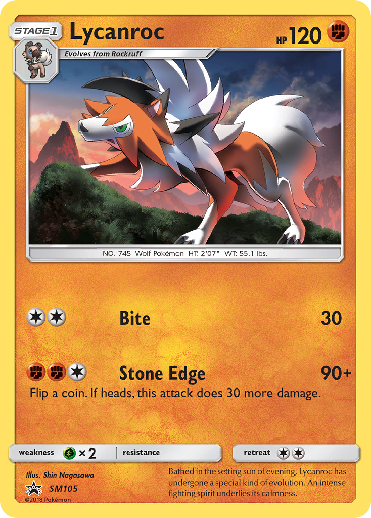 Lycanroc (SM105) [Sun & Moon: Black Star Promos] | Cracking-Singles