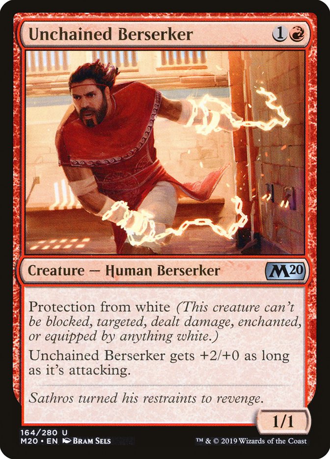 Unchained Berserker [Core Set 2020] | Cracking-Singles