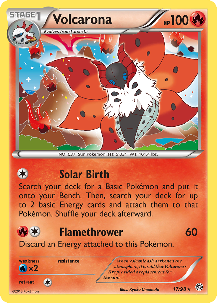 Volcarona (17/98) [XY: Ancient Origins] | Cracking-Singles