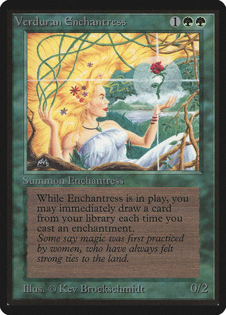 Verduran Enchantress [Limited Edition Beta] | Cracking-Singles