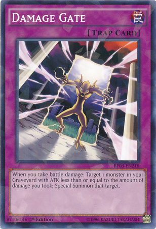 Damage Gate [BP03-EN218] Shatterfoil Rare | Cracking-Singles