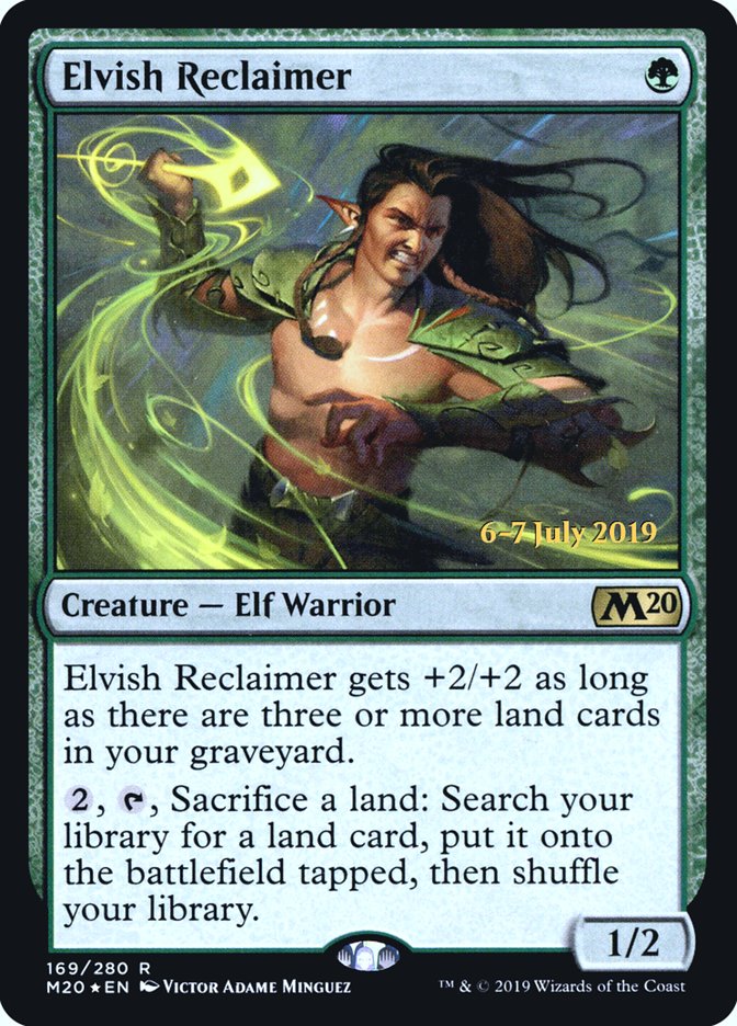 Elvish Reclaimer  [Core Set 2020 Prerelease Promos] | Cracking-Singles