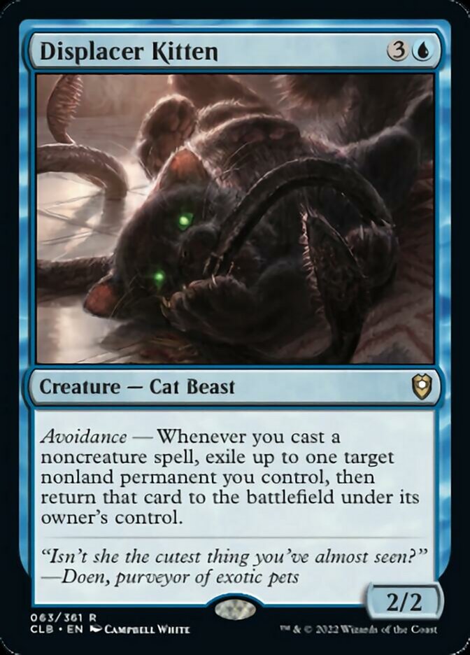 Displacer Kitten [Commander Legends: Battle for Baldur's Gate] | Cracking-Singles