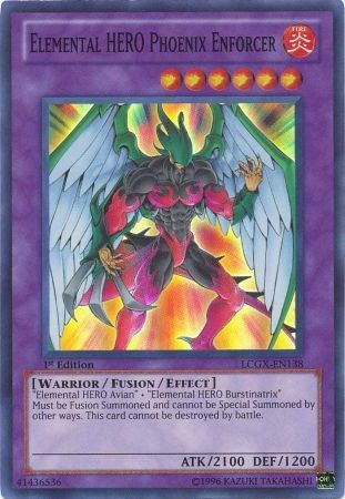 Elemental HERO Phoenix Enforcer [LCGX-EN138] Super Rare | Cracking-Singles