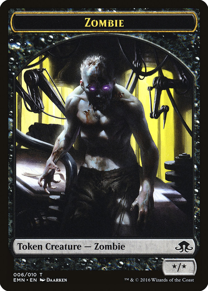 Zombie (006/010) [Eldritch Moon Tokens] | Cracking-Singles