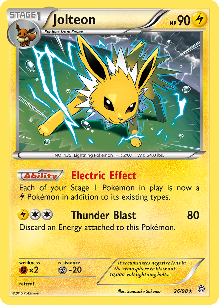 Jolteon (26/98) [XY: Ancient Origins] | Cracking-Singles