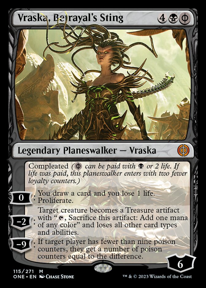 Vraska, Betrayal's Sting [Phyrexia: All Will Be One] | Cracking-Singles