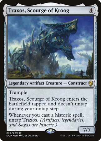 Traxos, Scourge of Kroog [Dominaria] | Cracking-Singles