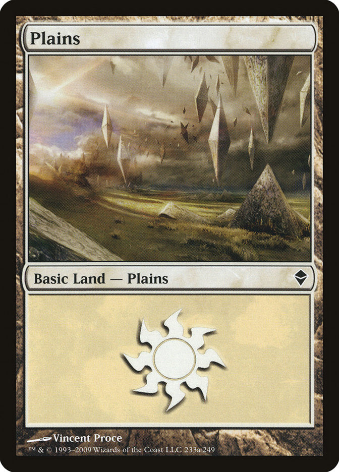 Plains (233a) [Zendikar] | Cracking-Singles