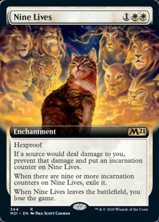 Nine Lives (Extended Art) [Core Set 2021] | Cracking-Singles