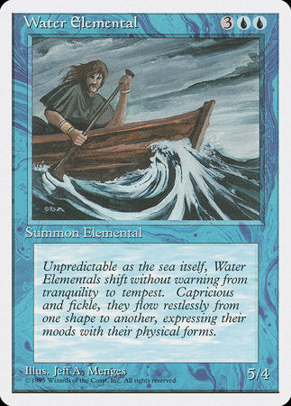 Water Elemental [Fourth Edition] | Cracking-Singles