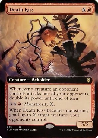 Death Kiss (Extended Art) [Commander Legends: Battle for Baldur's Gate] | Cracking-Singles