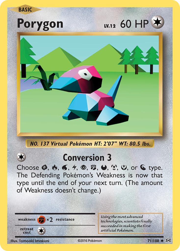 Porygon (71/108) [XY: Evolutions] | Cracking-Singles