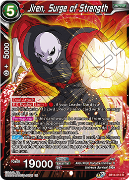 Jiren, Surge of Strength (BT14-015) [Cross Spirits] | Cracking-Singles