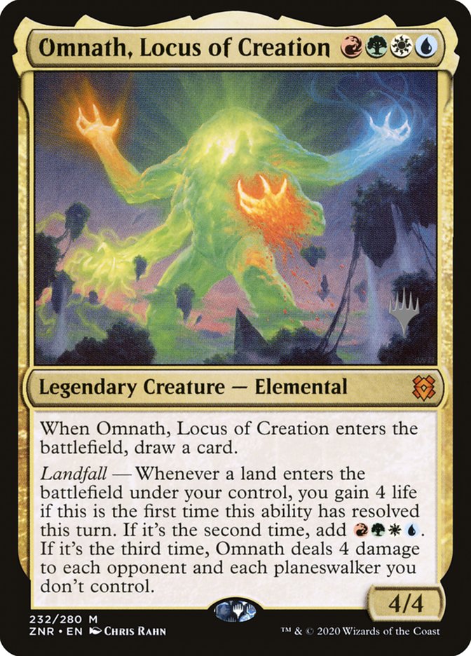 Omnath, Locus of Creation (Promo Pack) [Zendikar Rising Promos] | Cracking-Singles