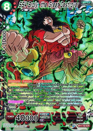 SS4 Broly, the Great Destroyer [BT11-152] | Cracking-Singles