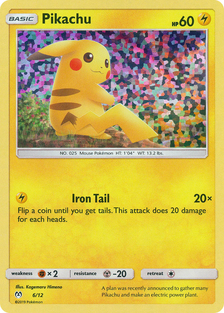 Pikachu (6/12) [McDonald's Promos: 2019 Collection] | Cracking-Singles