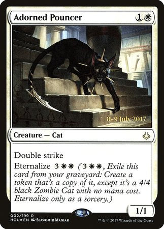 Adorned Pouncer [Hour of Devastation Promos] | Cracking-Singles