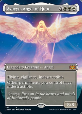 Avacyn, Angel of Hope (Borderless) [Double Masters] | Cracking-Singles