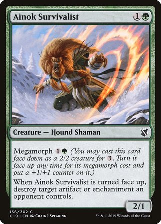 Ainok Survivalist [Commander 2019] | Cracking-Singles