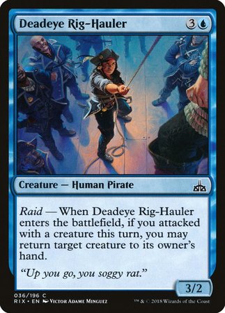 Deadeye Rig-Hauler [Rivals of Ixalan] | Cracking-Singles