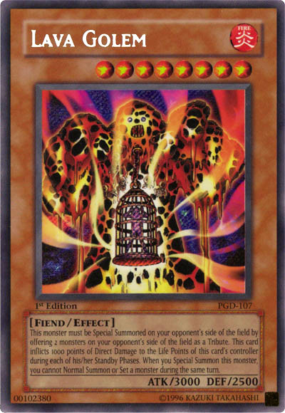 Lava Golem [PGD-107] Secret Rare | Cracking-Singles