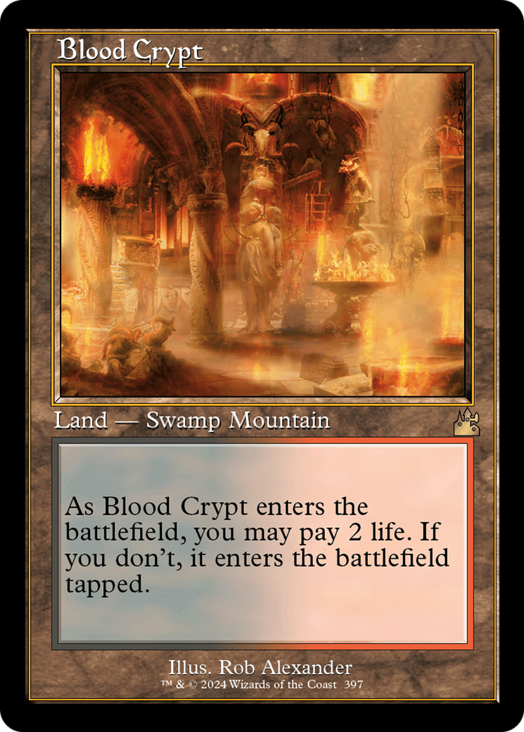 Blood Crypt (Retro) [Ravnica Remastered] | Cracking-Singles