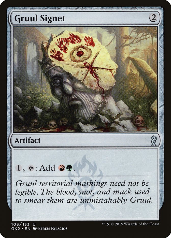 Gruul Signet [Ravnica Allegiance Guild Kit] | Cracking-Singles